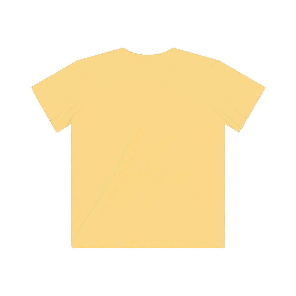 Kids Fearless Goalie Tee in Butter - back view, flat lay, no graphic