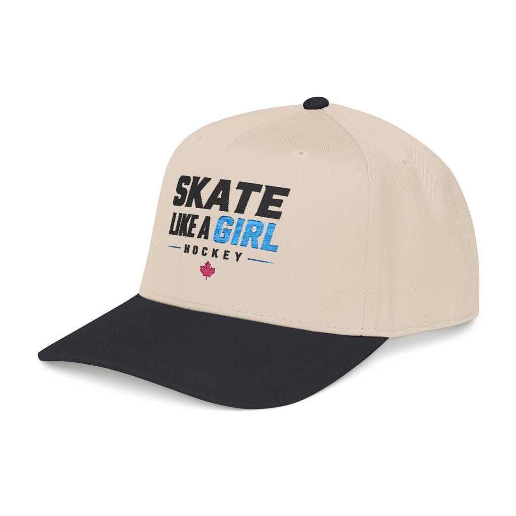 Skate Like A Girl Hockey Snapback Cap