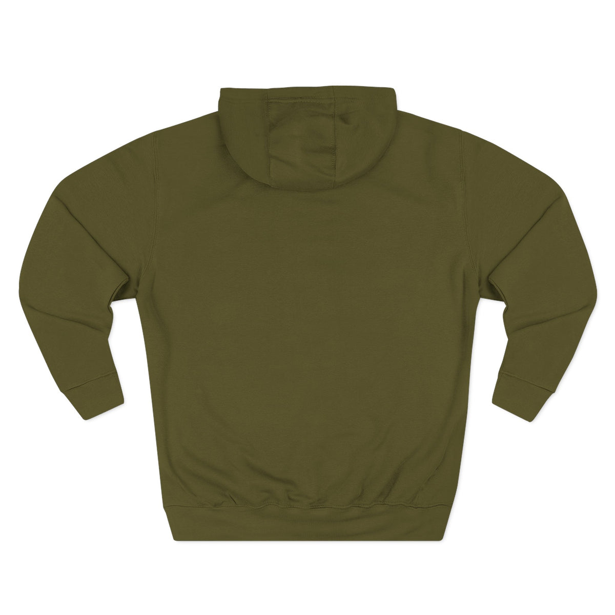 Fearless goalie hockey hoodie in Army Green - back