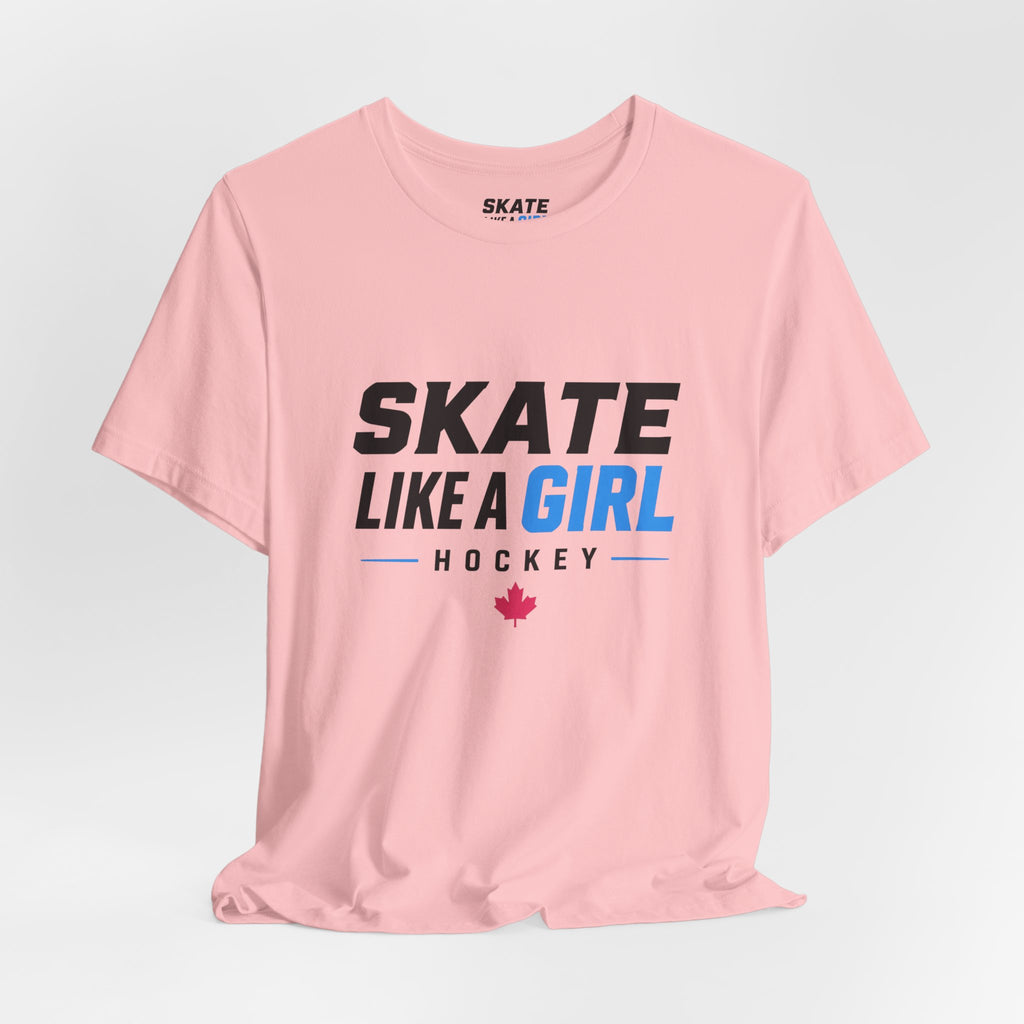 Skate Like A Girl Hockey T-Shirt — Women's Hockey Pride Tee