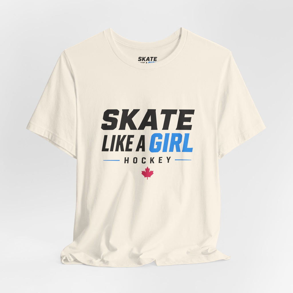 Skate Like A Girl Hockey T-Shirt — Women's Hockey Pride Tee