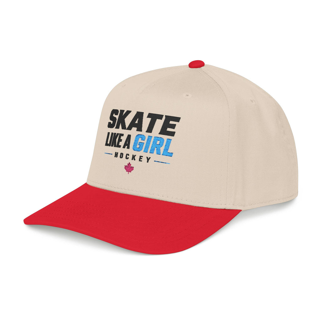 Skate Like A Girl Hockey Snapback Cap