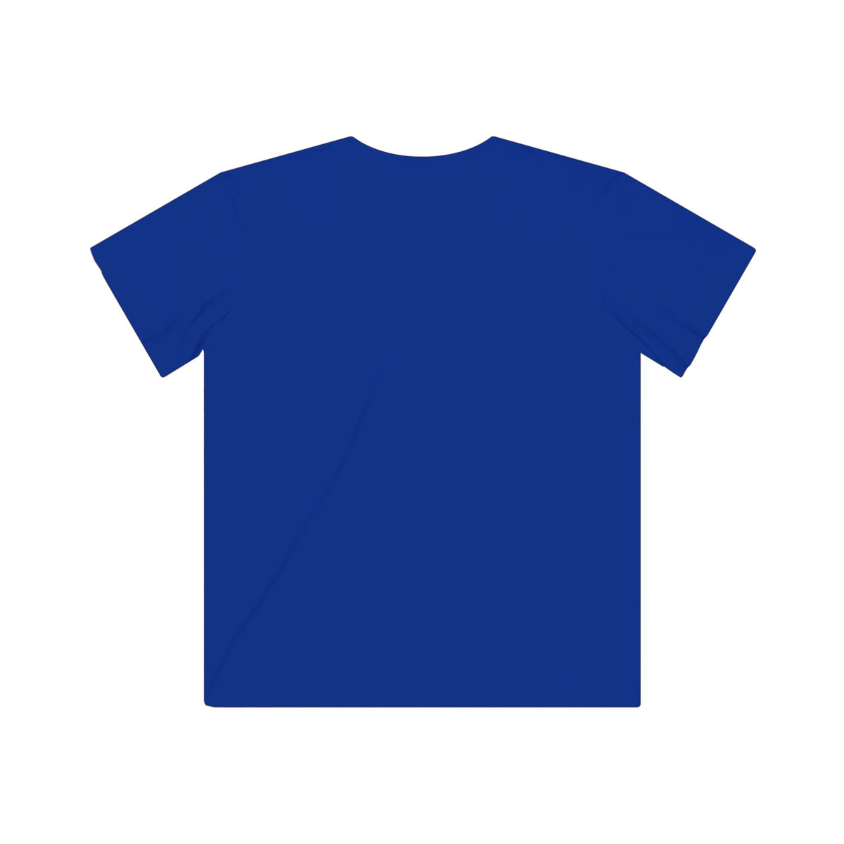 Kids Fearless Goalie Tee in Royal - back view, flat lay, no graphic