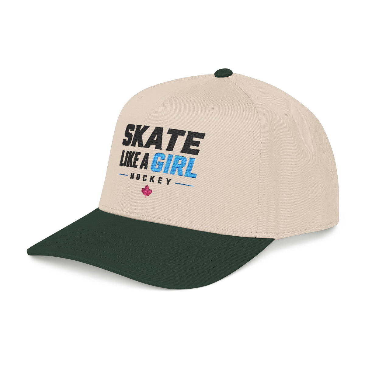 Skate Like A Girl Hockey Snapback Cap