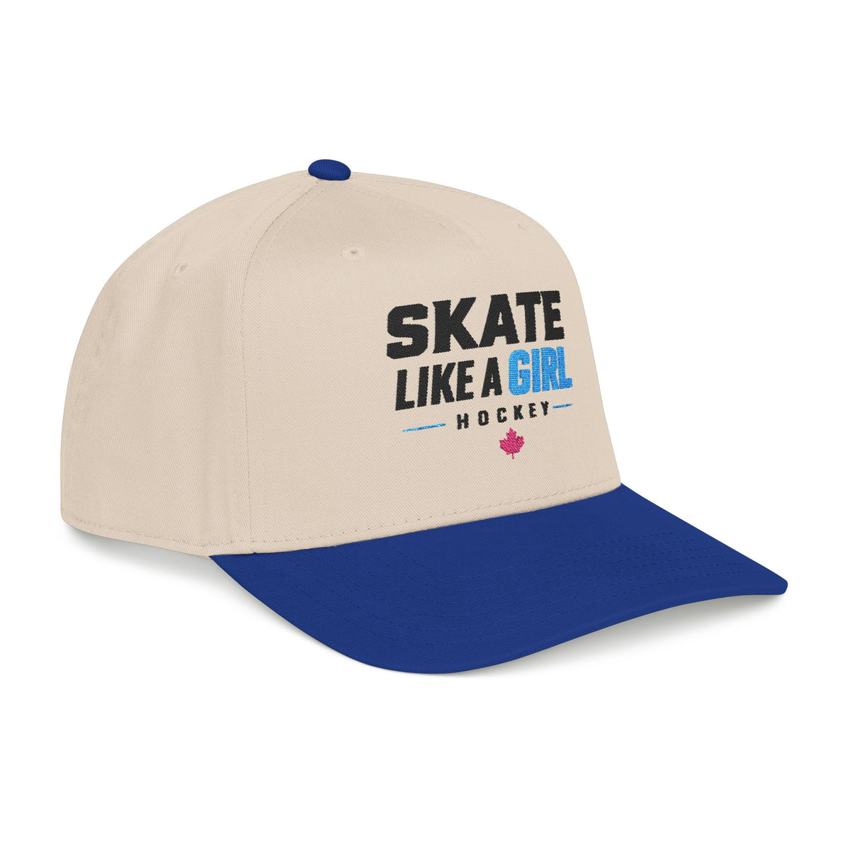 Skate Like A Girl Hockey Snapback Cap