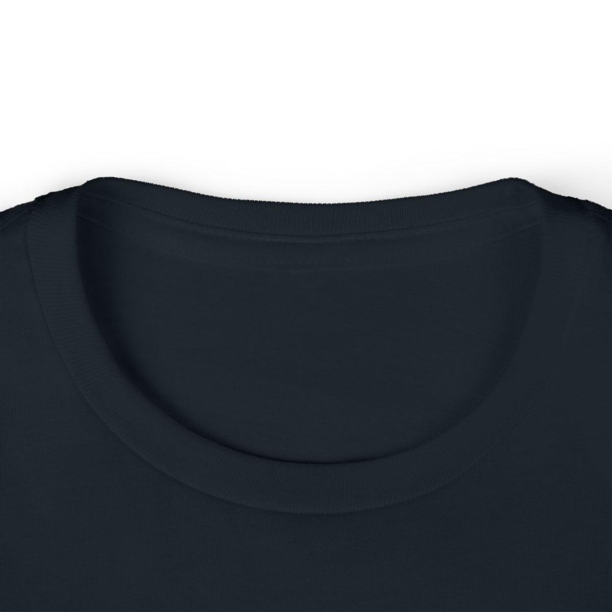 Kids Skate Like A Girl Hockey t-shirt in Black - close-up of back neckline