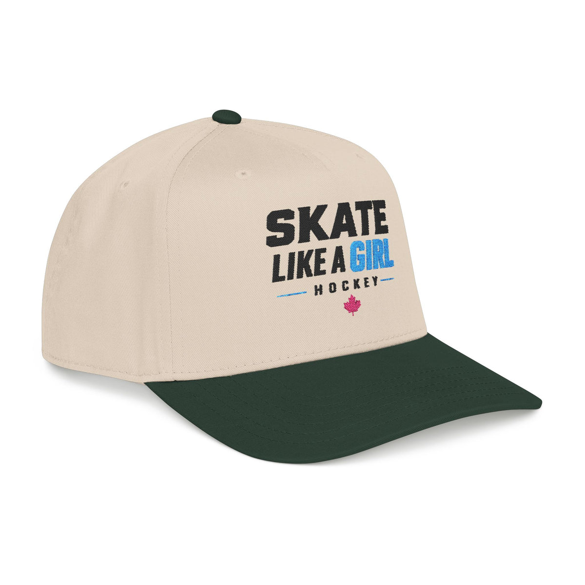 Skate Like A Girl Hockey Snapback Cap