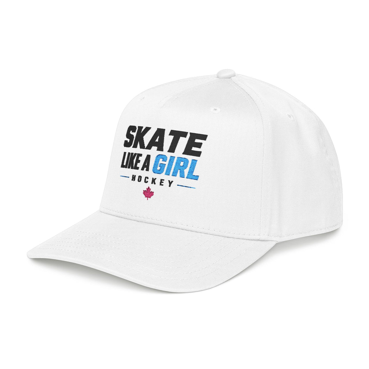 Skate Like A Girl Hockey Snapback Cap