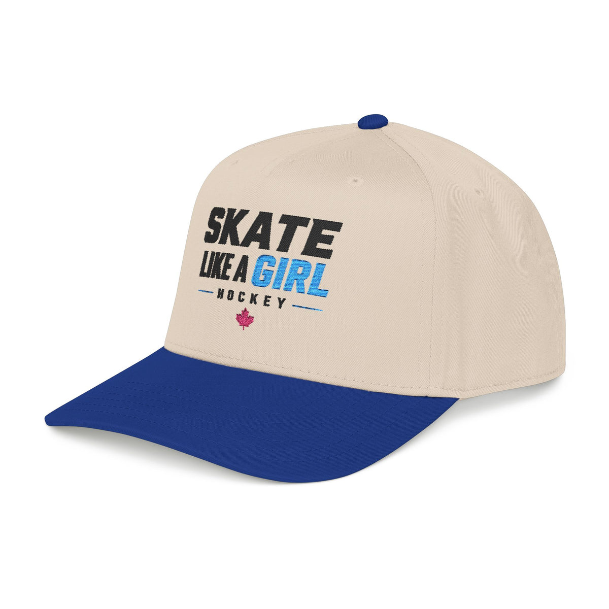 Skate Like A Girl Hockey Snapback Cap