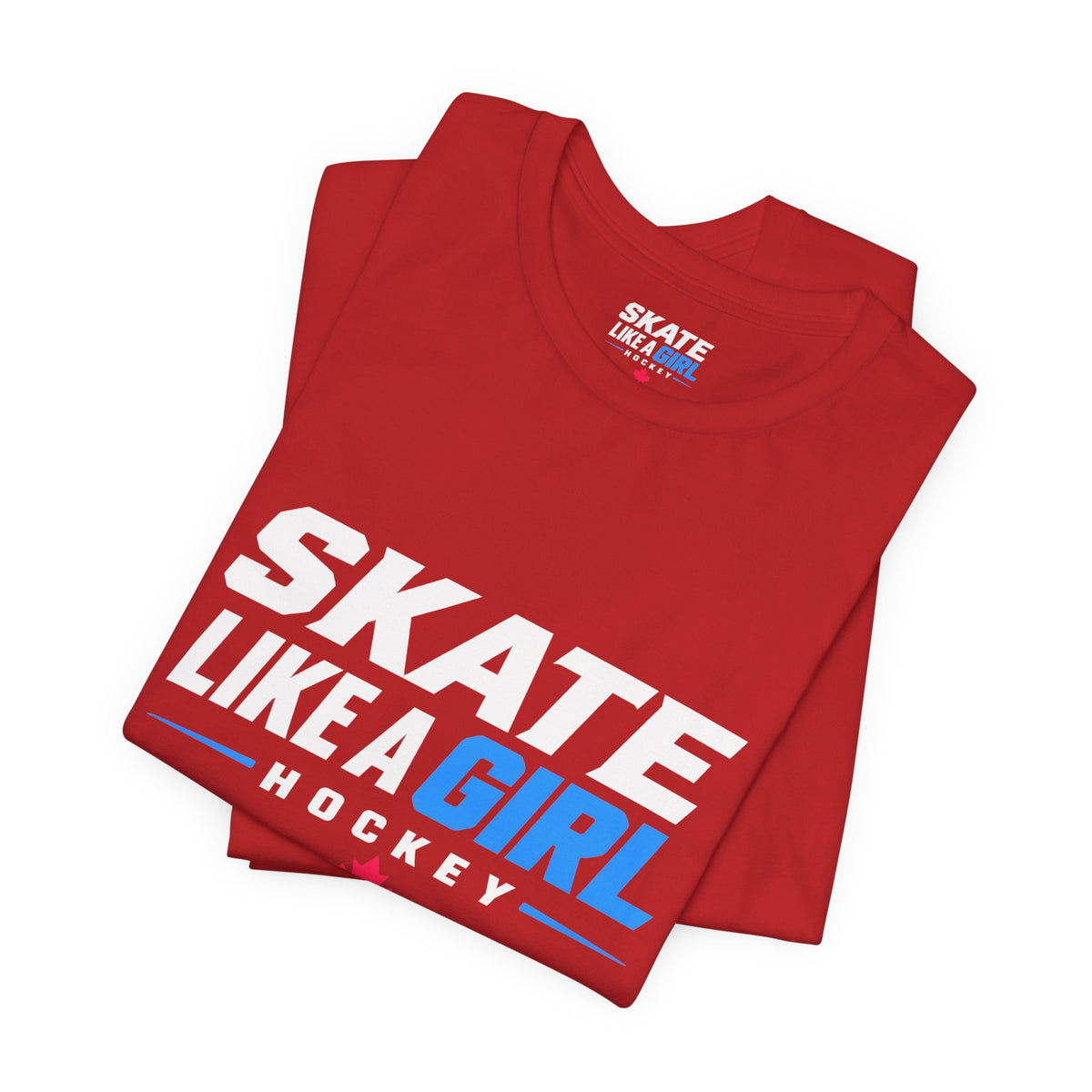 Skate Like A Girl Hockey T-Shirt — Women's Hockey Pride Tee