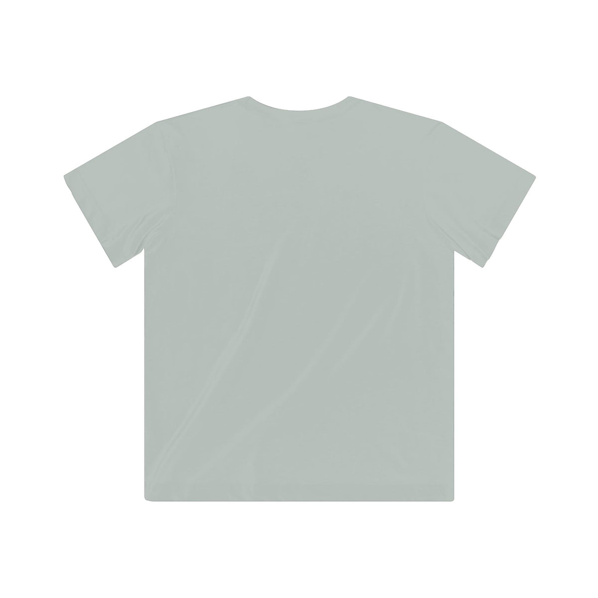 Kids Fearless Goalie Tee in Silver - back view, flat lay, no graphic