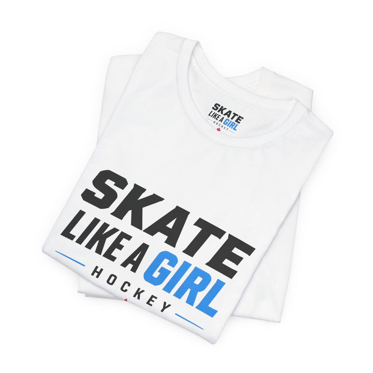 Skate Like A Girl Hockey T-Shirt — Women's Hockey Pride Tee