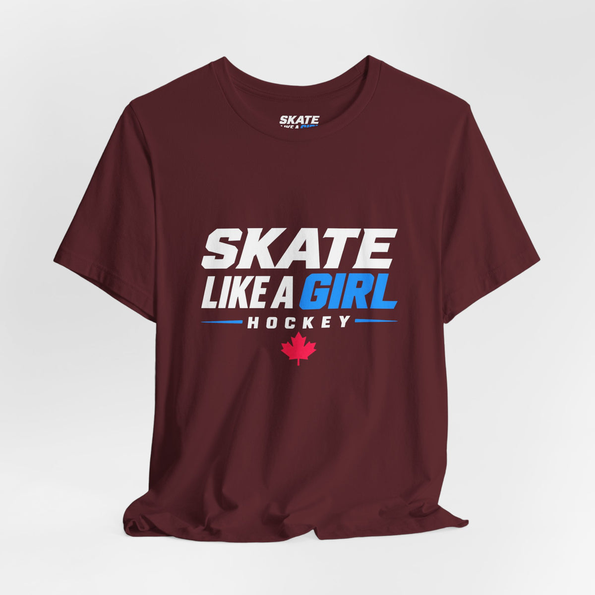 Skate Like A Girl Hockey T-Shirt — Women's Hockey Pride Tee