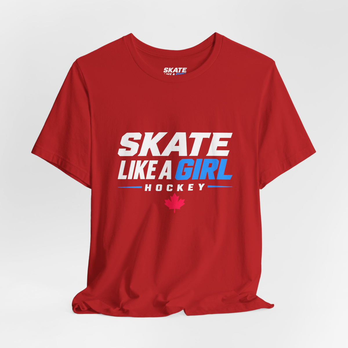 Skate Like A Girl Hockey T-Shirt — Women's Hockey Pride Tee