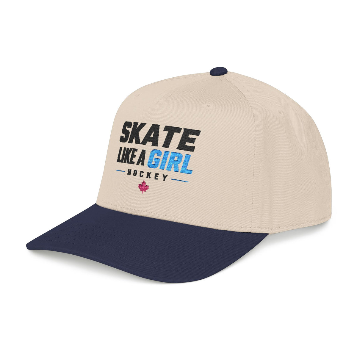 Skate Like A Girl Hockey Snapback Cap