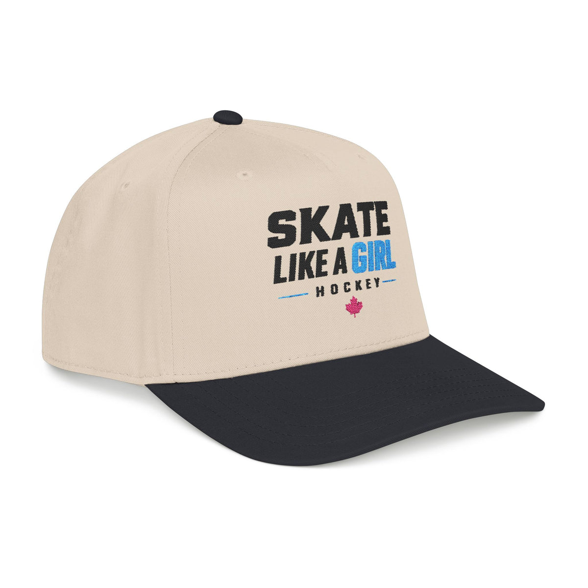 Skate Like A Girl Hockey Snapback Cap