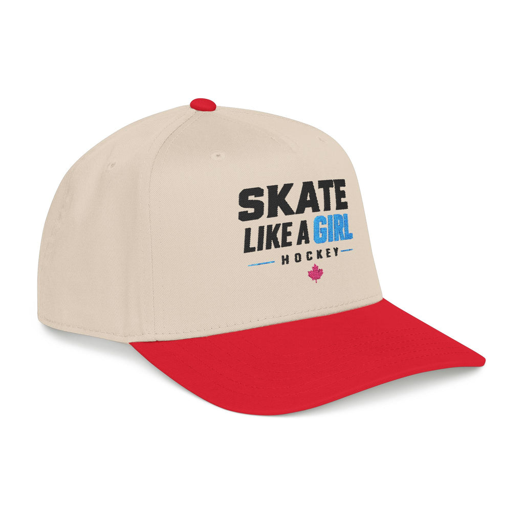 Skate Like A Girl Hockey Snapback Cap