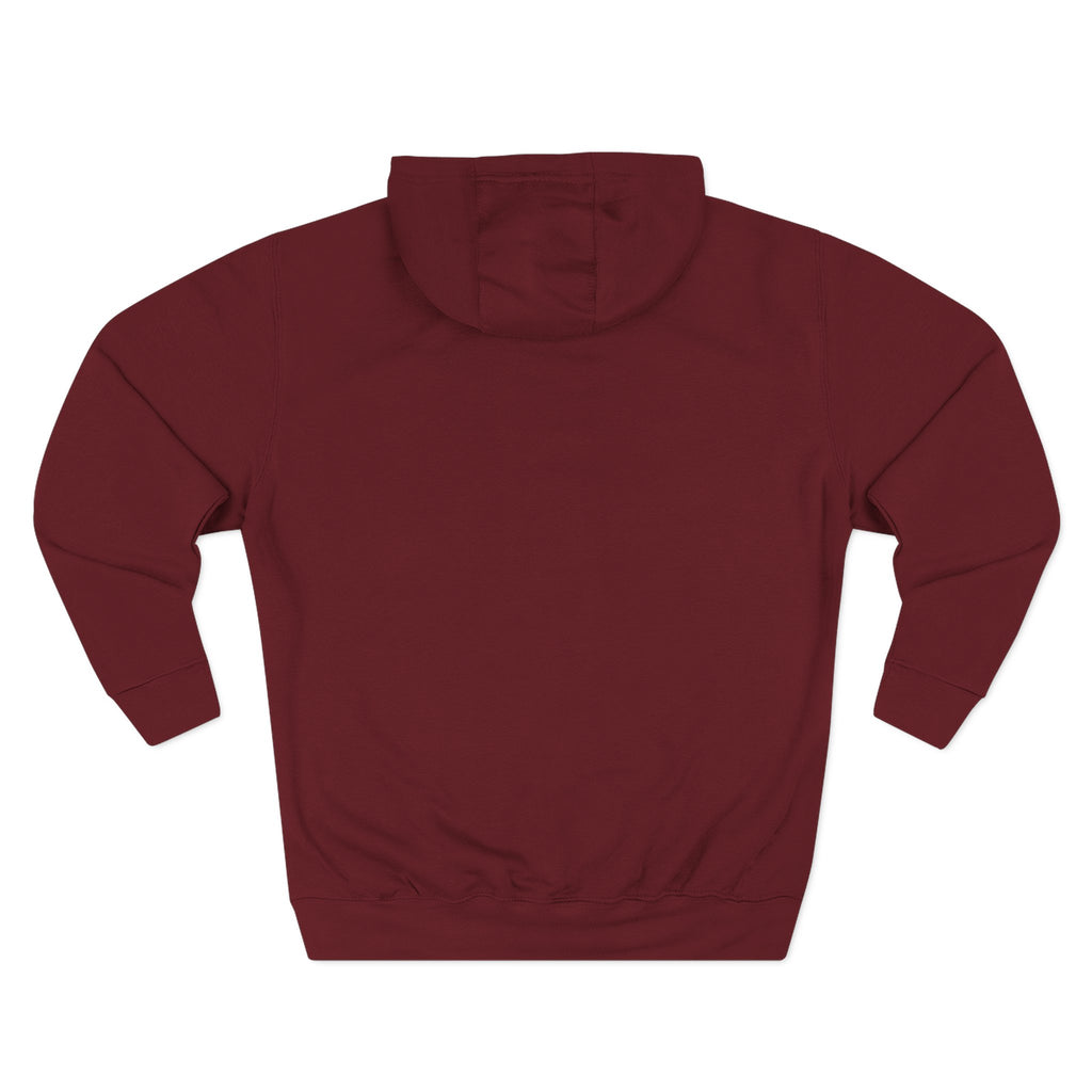 Fearless goalie hockey hoodie in Burgundy - back