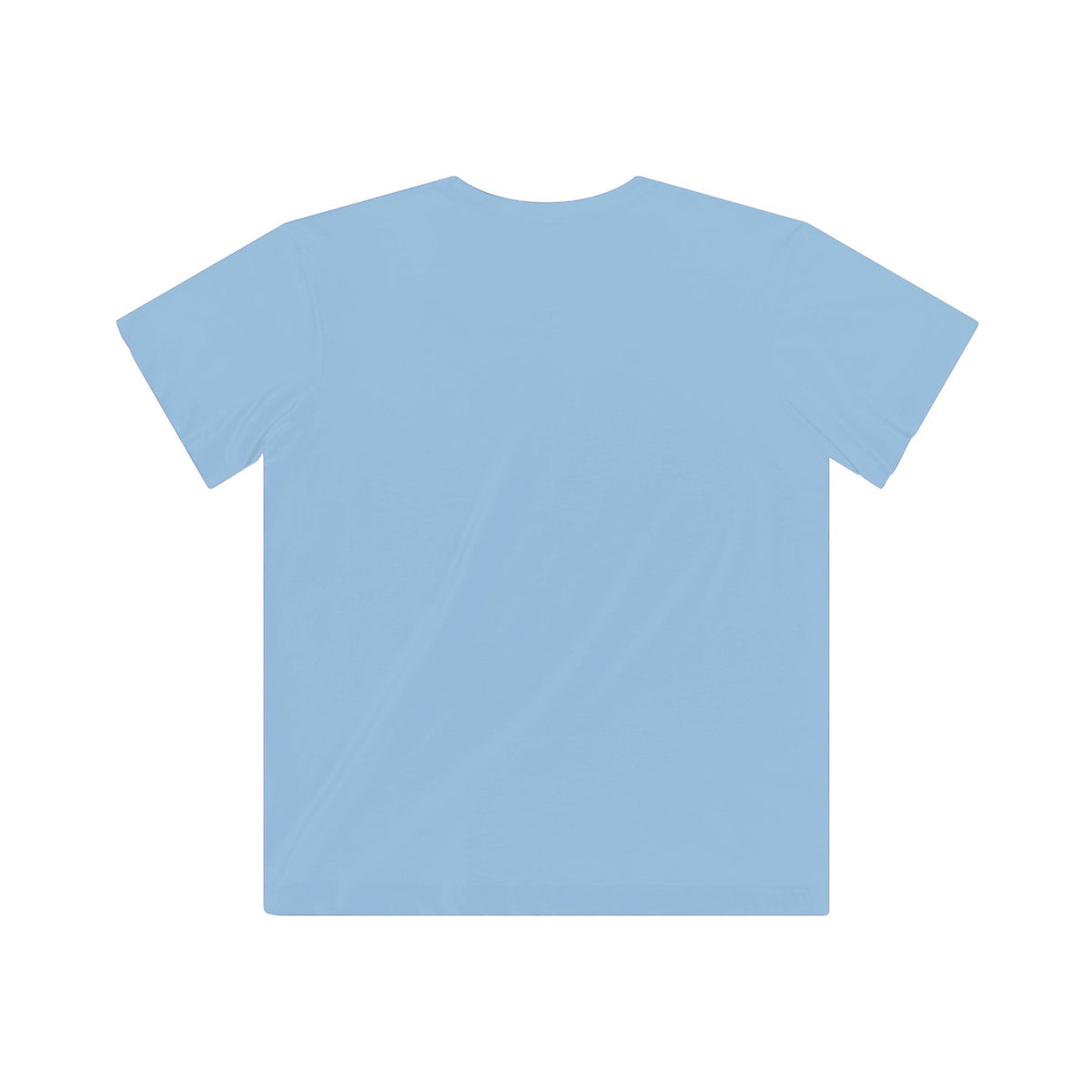 Kids Fearless Goalie Tee in Light Blue - back view, flat lay, no graphic