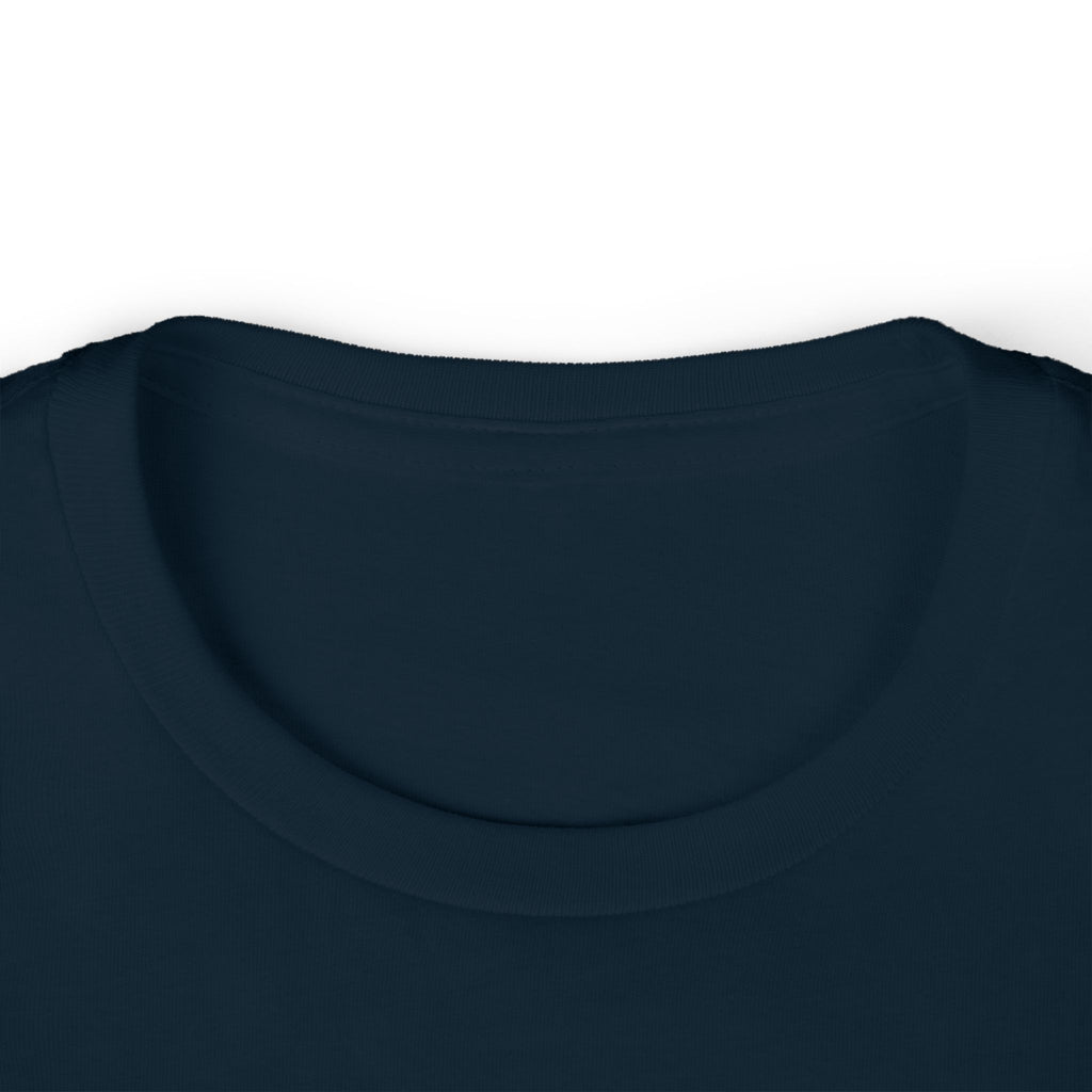 Kids Fearless Goalie Tee in Navy - close-up of back neckline and collar seam
