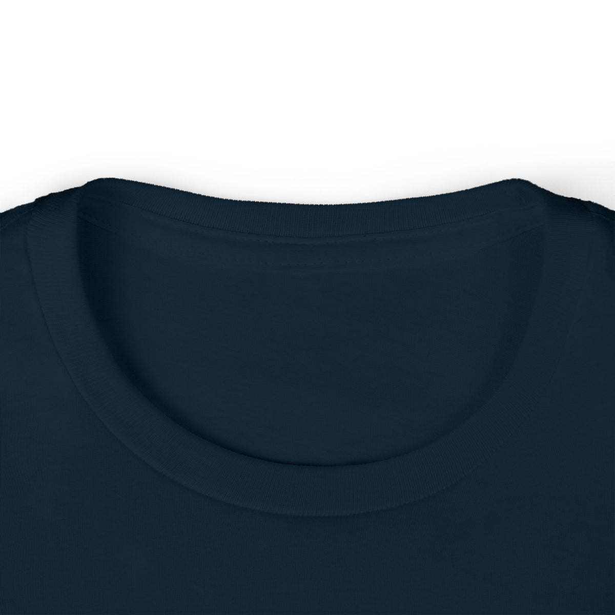 Kids Fearless Goalie Tee in Navy - close-up of back neckline and collar seam
