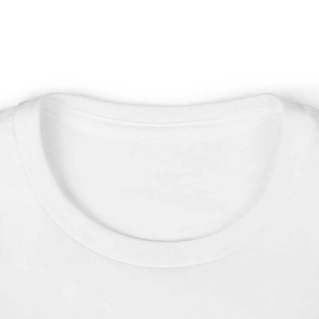 Kids Fearless Goalie Tee in White - close-up of back neckline and collar seam