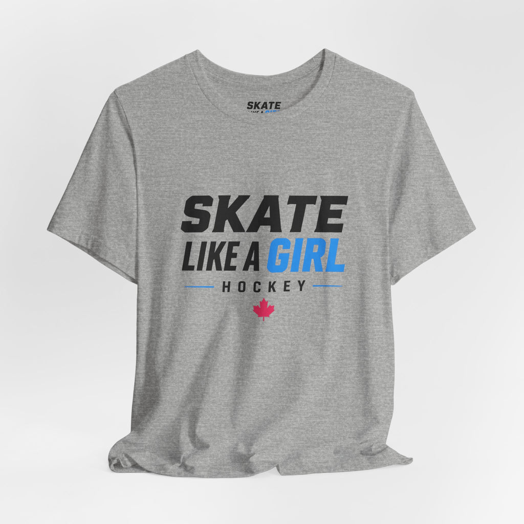 Skate Like A Girl Hockey T-Shirt — Women's Hockey Pride Tee