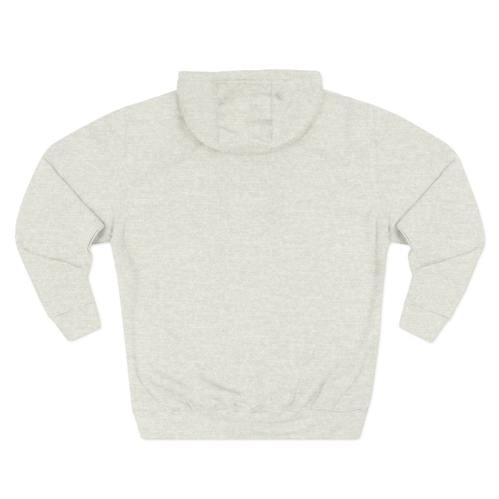 Fearless goalie hockey hoodie in Oatmeal Heather - back