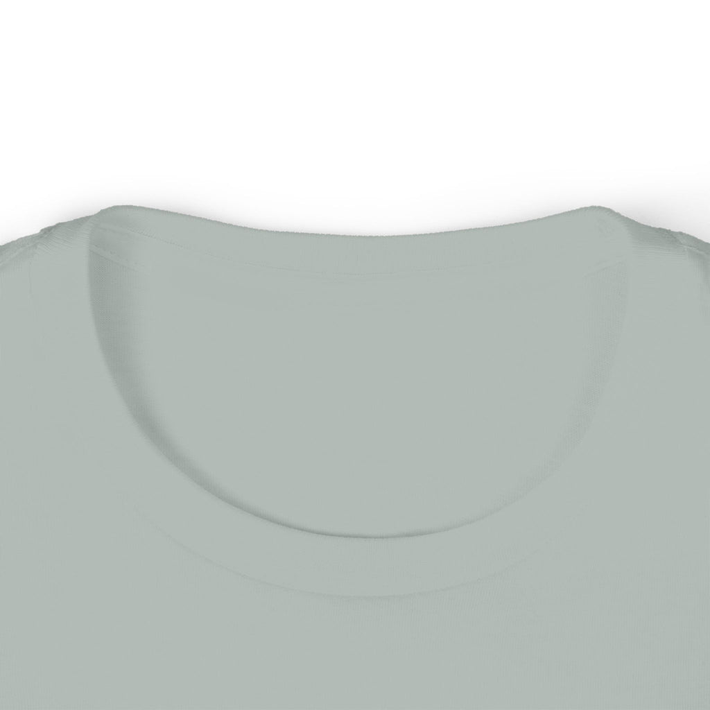 Kids Fearless Goalie Tee in Silver - close-up of back neckline and collar seam