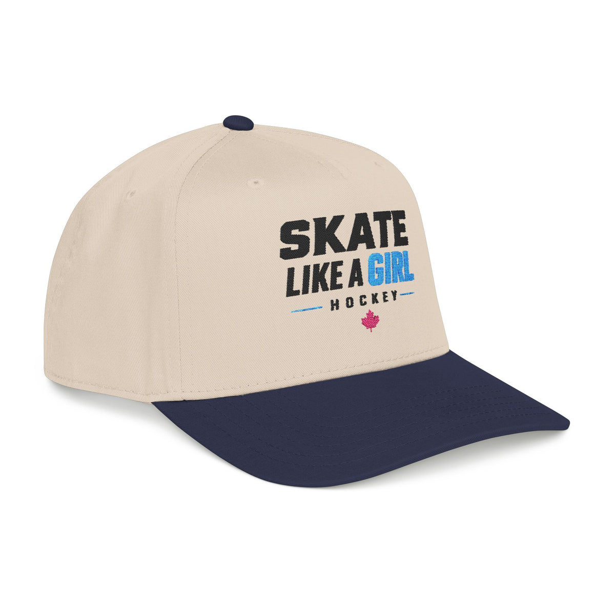 Skate Like A Girl Hockey Snapback Cap